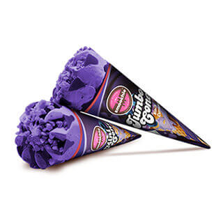 black currant mini cones